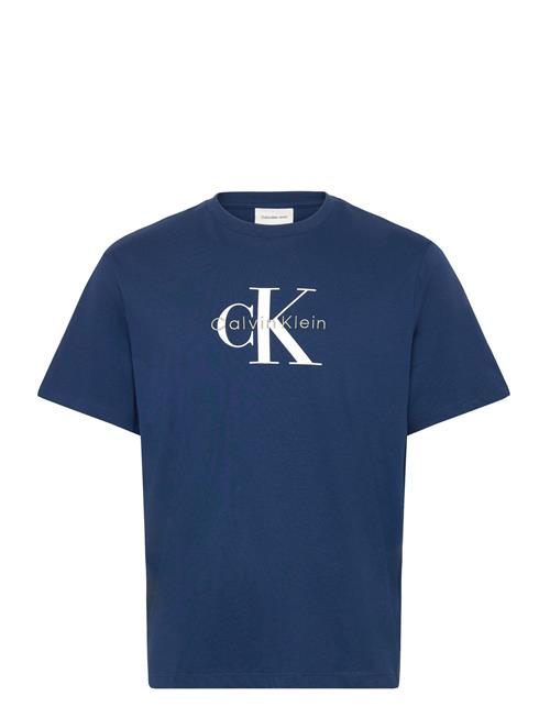 Ss Hero Monologo Tee 20S Calvin Klein Jeans Blue