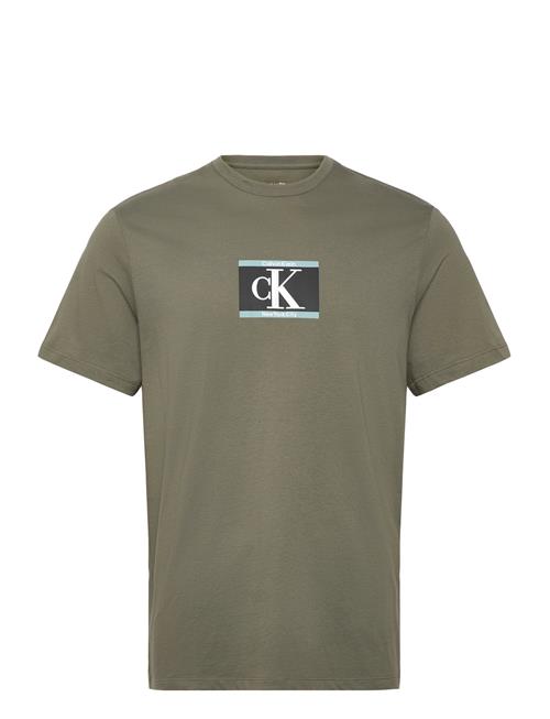 Ss 30S Eu Sp Ck Box Tape Graphic Calvin Klein Beige