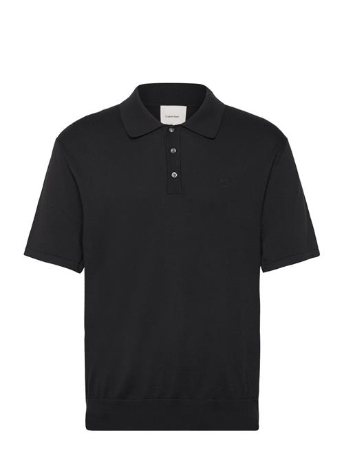 Ss Supima Cotton Polo 14Gg Calvin Klein Black