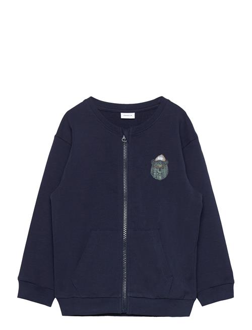 Nmmlogan Ls Nreg Sweat Card Unb Name It Navy