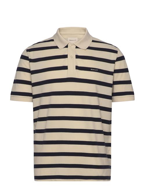 Striped Polo GANT Beige
