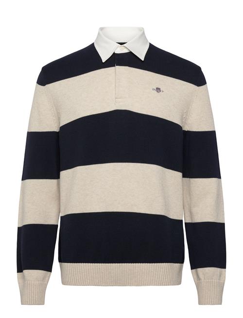 Barstriped Polo GANT Navy