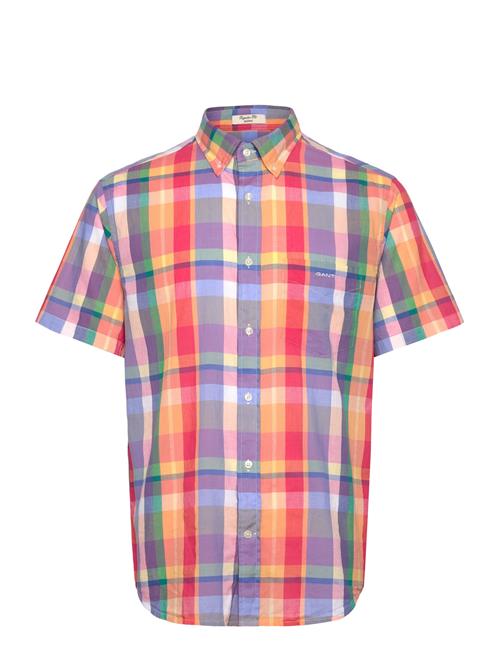 Reg Indian Madras Ss Shirt GANT Patterned