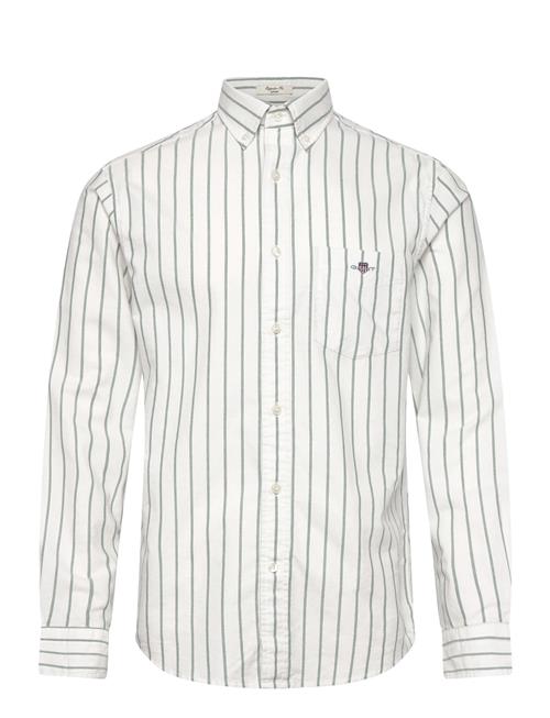 Reg Classic Oxford Stripe Shirt GANT Green