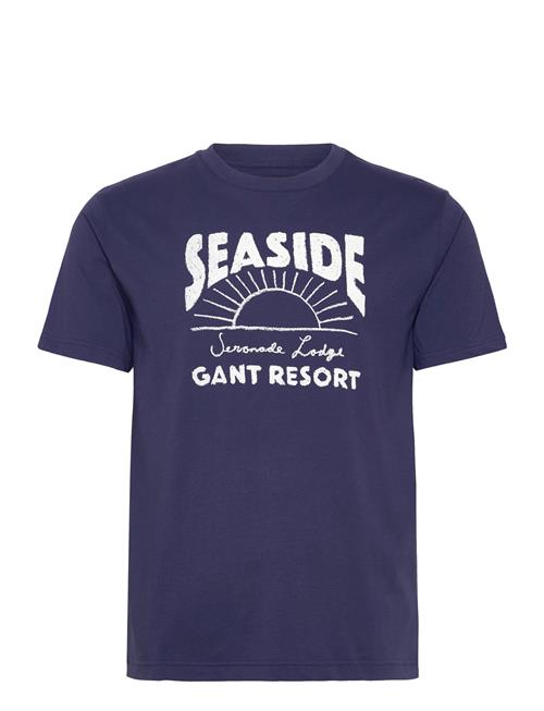 Graphic T-Shirt GANT Blue