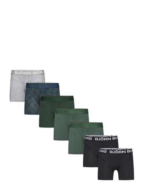 Cotton Stretch Boxer 7P Björn Borg Patterned