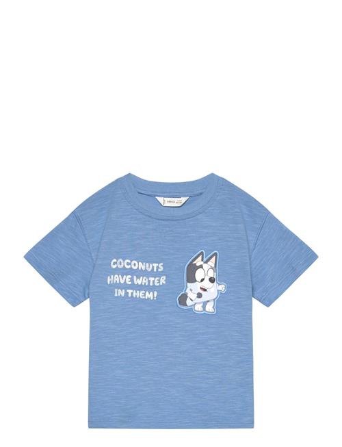 Bluey Printed T-Shirt Mango Blue