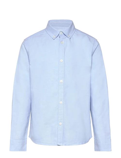 Slim-Fit Oxford Shirt Mango Blue