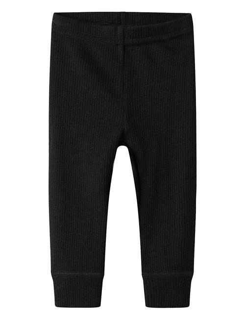 Nbnwax Wool Rib Legging Noos Name It Black