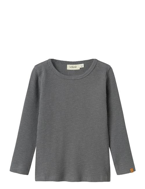 Nmmrajo Mak Ls Slim Top Lil Lil'Atelier Grey