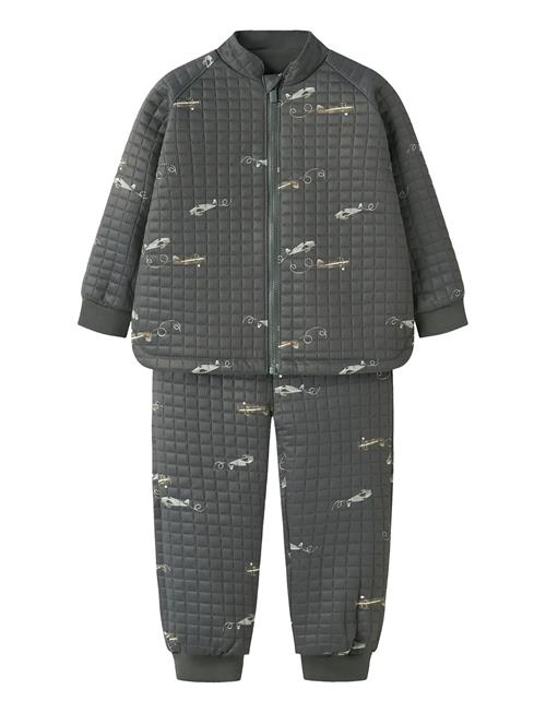 Nmmmoon Quilt Set Aop 1Fo Name It Grey