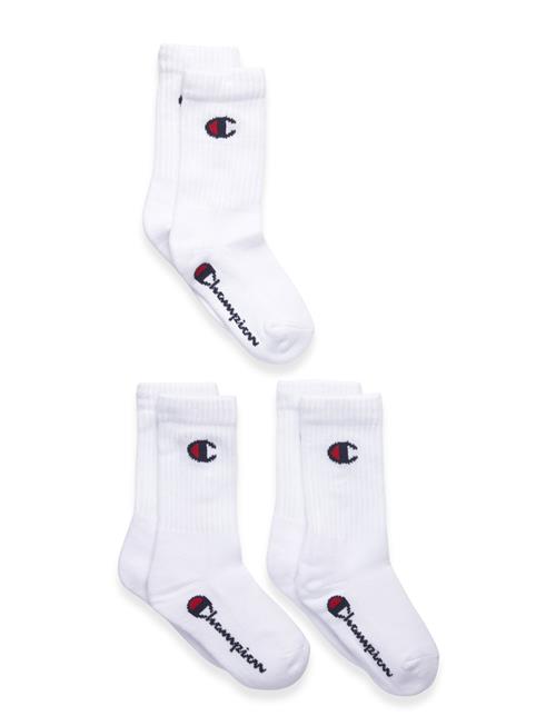 3Pk Crew Socks Champion White
