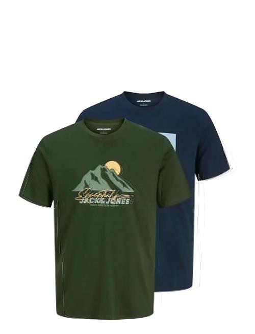 Jack & Jones Jjsun Tee Ss Crew Neck 2Pk Mp Jnr Jack & J S Navy