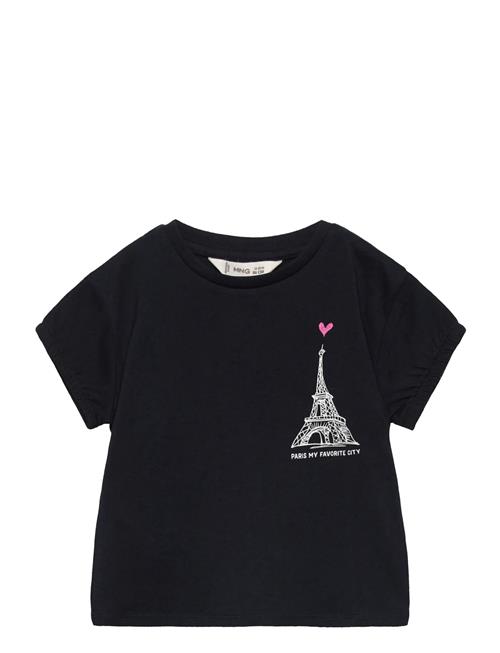 Message Heart T-Shirt Mango Navy