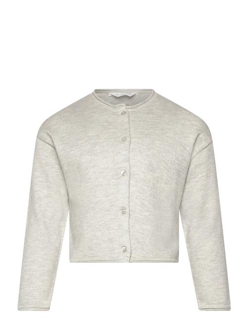 Knitted Button Cardigan Mango Grey