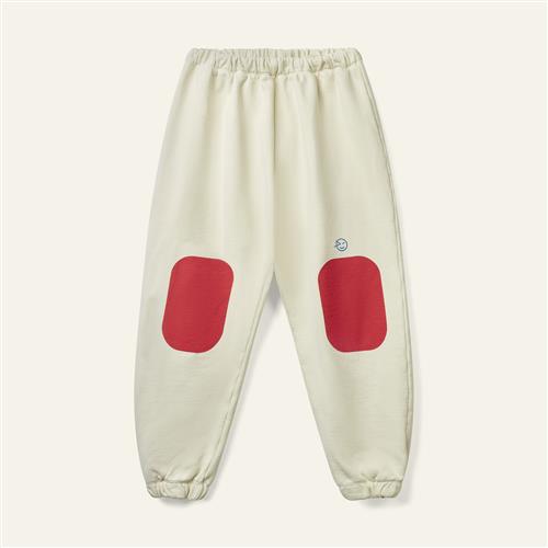 Wynken Melody Joggingbukser Cream Red  Cream Red 6Y  Creme  6 år  Unisex