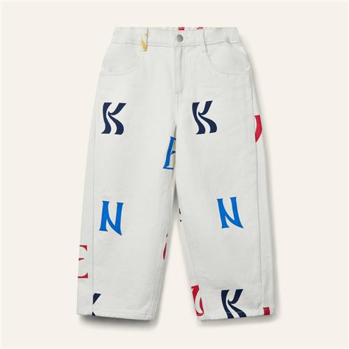 Wynken Bravo Jeans White  White 6Y  Hvid  6 år  Unisex