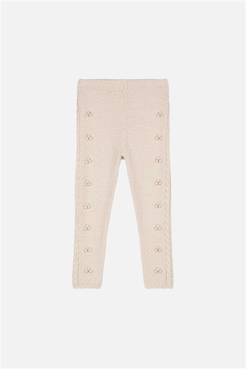 Louise Misha Molda Strikkede Leggings Cream  Cream-7 Y  Creme  7 år  kvinde