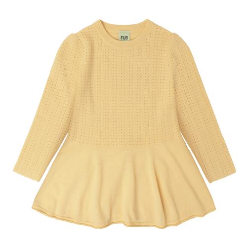 FUB Peblum-bluse Wheat  Wheat-120 cm Wool Beige  120 cm  kvinde