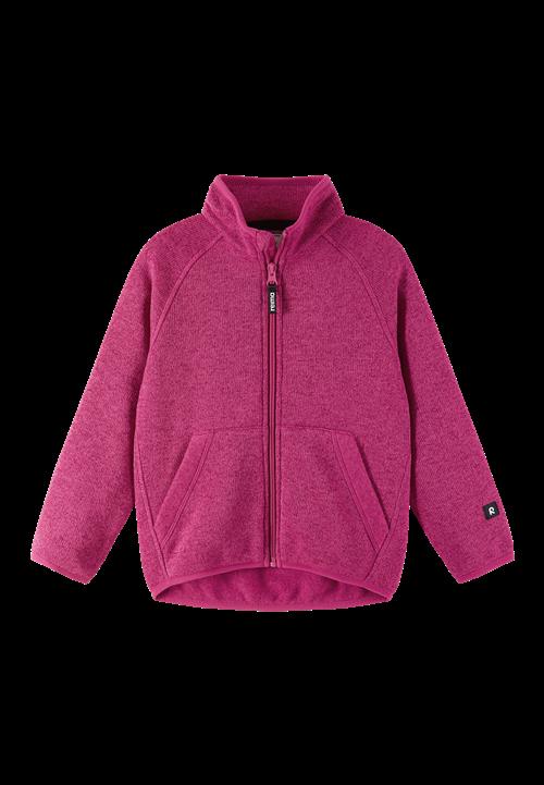 Reima Hopper Fleece-sweater Rosy Berry  Rosy Berry-116 cm  Lyserød  116 cm  Unisex