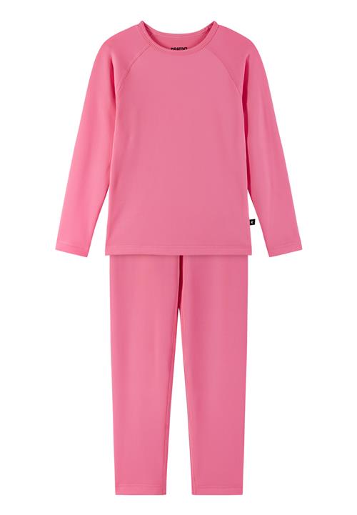Reima Lampo Termisk Basislag-sæt Soft Coral  Soft coral-120 cm  Lyserød  120 cm  Unisex