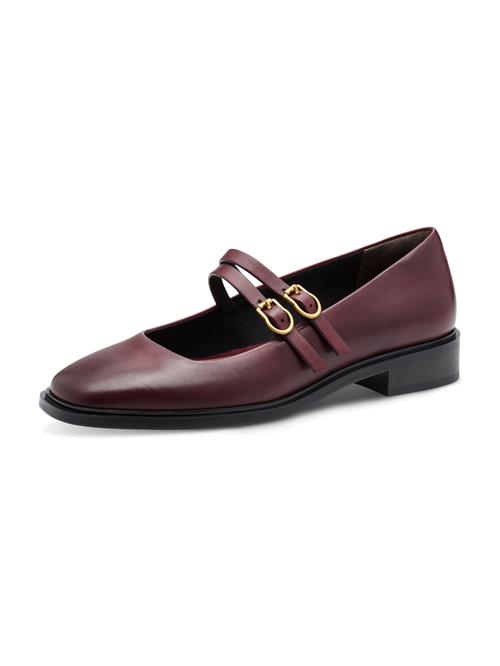 Tamaris Ballerinasko med rem  merlot