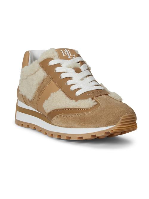 Lauren Ralph Lauren Sneaker low 'DANI'  beige / lysebrun / hvid