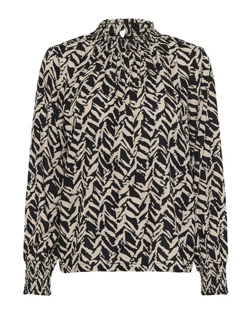 Kaffe Bluse 'Dina'  beige / sort