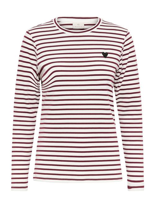 Kaffe Shirts 'Liddy'  burgunder / hvid