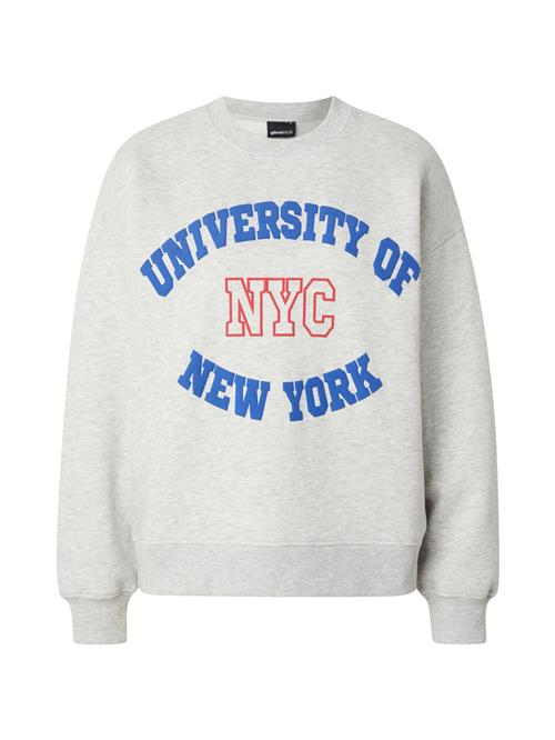 Gina Tricot Sweatshirt  blå / grå-meleret / rød