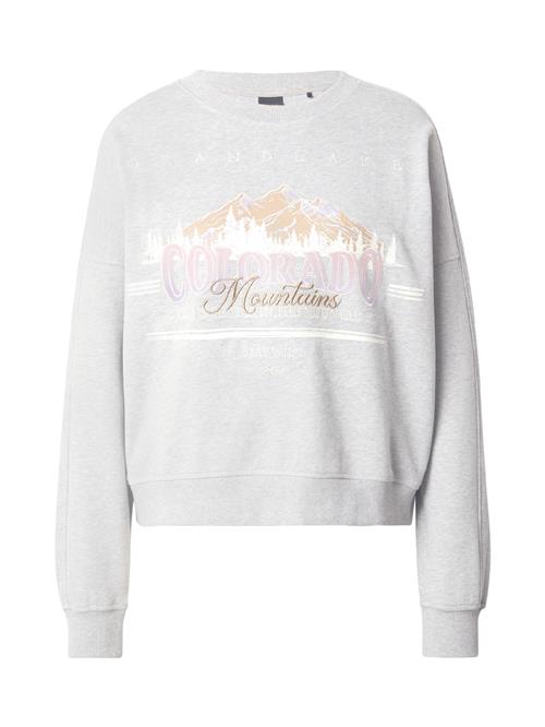 BOSS Sweatshirt 'C_Eland_2'  beige / lysegrå / lilla / hvid