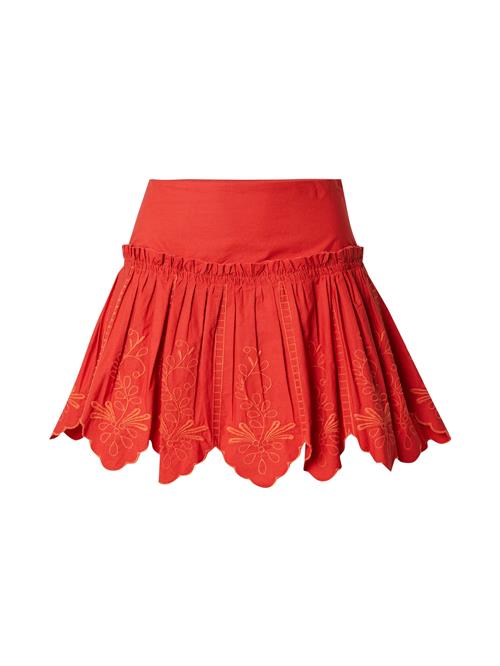 TOPSHOP Nederdel  rød / orangerød