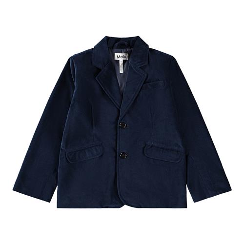 Molo Hieronymus Blazer I Velour Galaxy Blue  Galaxy Blue 152 cm  Marineblå  152 cm  mand