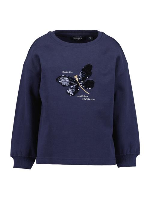 BLUE SEVEN Sweatshirt  marin / guld / hvid