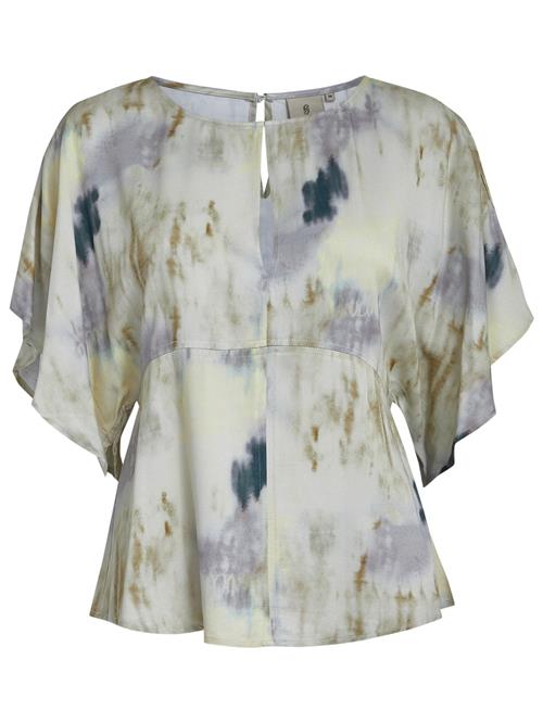 Peppercorn Bluse 'Thilde'  beige / sand / lysegrå / mørkegrøn