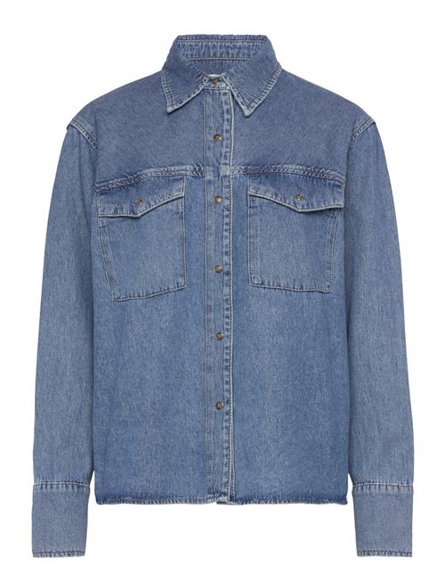 Se Gwynne Denim Shirt Twist & Tango Blue ved Booztlet