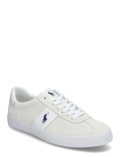 Court Vulc Suede Sneaker Polo Ralph Lauren White