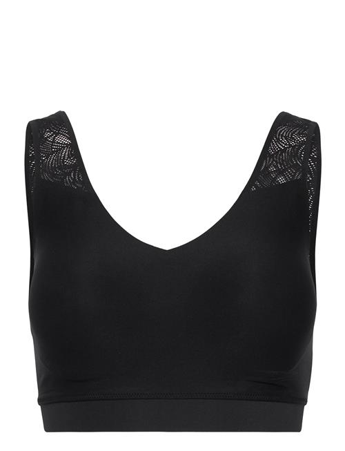 Softstretch Padded Top V-Neck Lace CHANTELLE Black