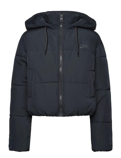 Hooded Puffer Jacket Lee Jeans Black