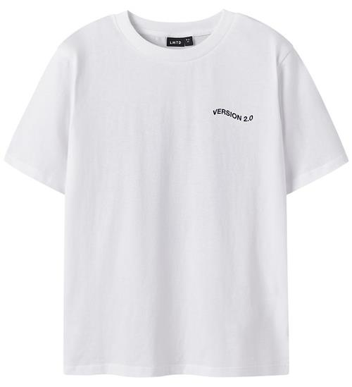 LMTD T-shirt - NlfHeart - Bright White/Blue