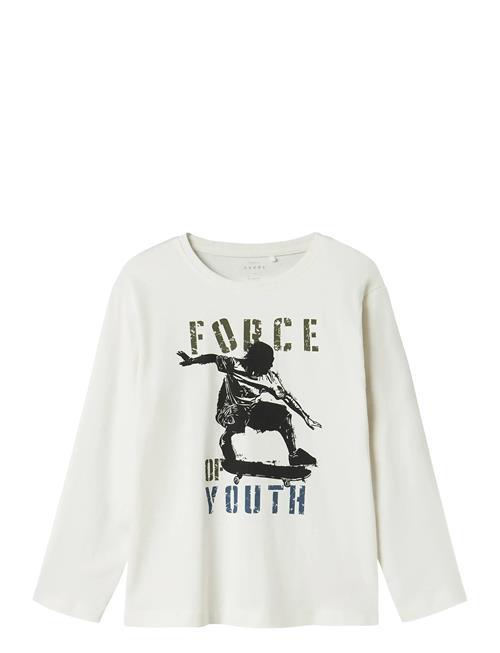 Nkmvagno Ls Loose Top Name It Beige