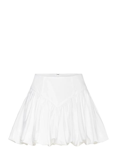 Lissett Poplin Mini Skirt Bardot White