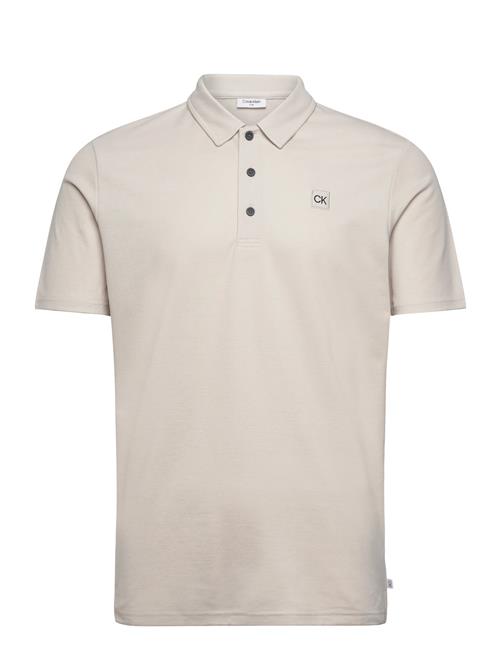 Jackson Badge Polo Calvin Klein Golf Cream
