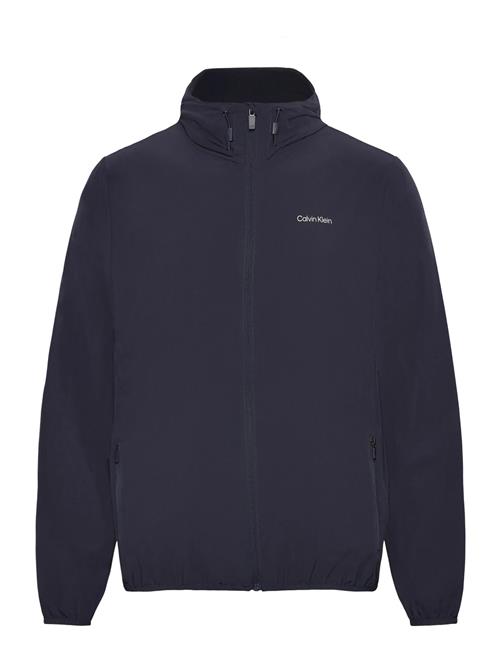 Latitude Hooded Full Zip Windbreaker Calvin Klein Golf Navy