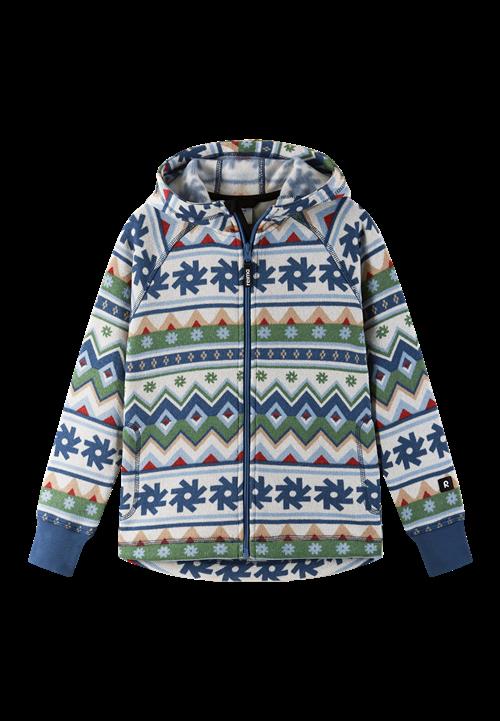 Reima Northern Fleece-hættetrøje Green Clay  Green Clay-128 cm  Grøn  128 cm  Unisex