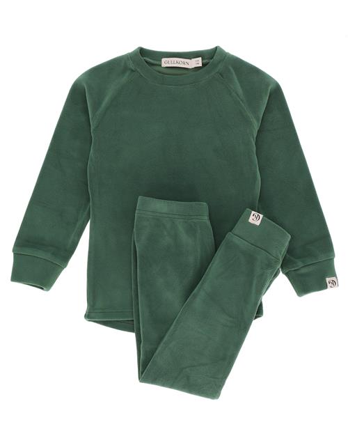 Gullkorn Design Jona Fleece-sæt Deep Green  Deep Green 110/116 cm  Grøn  110/116 cm  mand