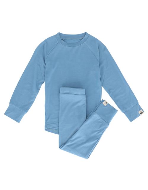 Gullkorn Design Vennen Baselayer Fog Blue  Fog Blue 110/116 cm  Blå  110/116 cm  mand