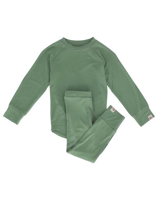 Gullkorn Design Vennen Baselayer Fog Green  Fog Green 86/92 cm      mand