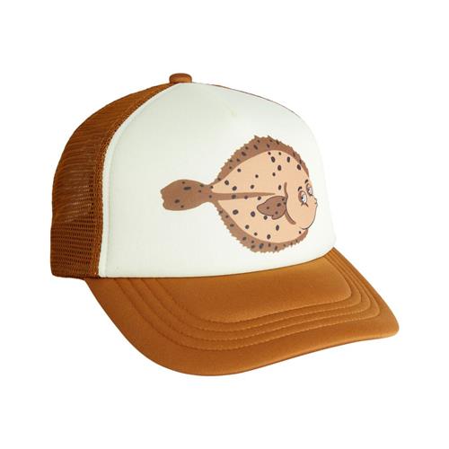Mini Rodini Flundra Trucker-kasket Brown 52/54 cm  Brun  52/54 cm  Unisex