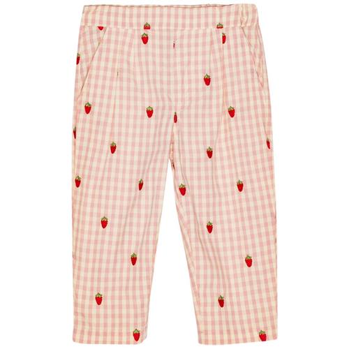Flöss Dolly Bukser Pink Berry Gingham 86 cm  Lyserød  86 cm  kvinde